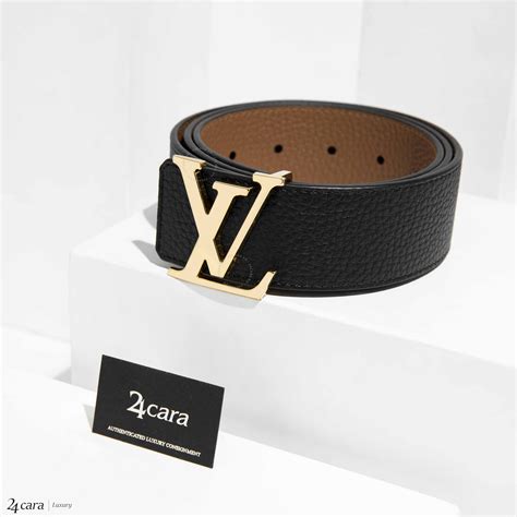 lv initiales 40mm reversible taurillon belt